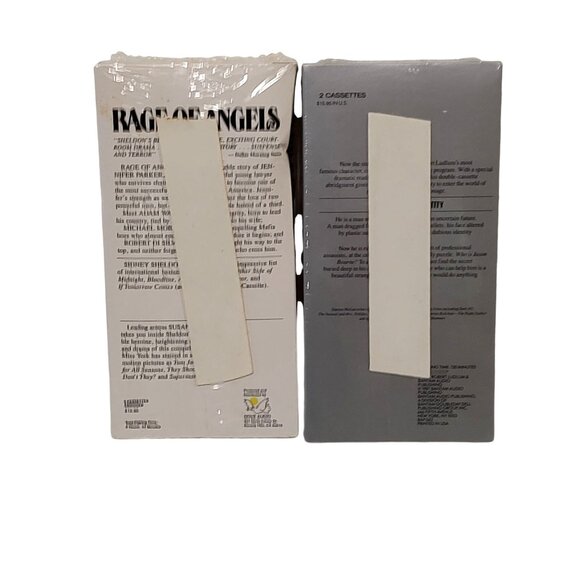 Sidney Sheldons Rage Of Angels & Robert Ludlums Bourne Identity Audio Cassette - Picture 3 of 7